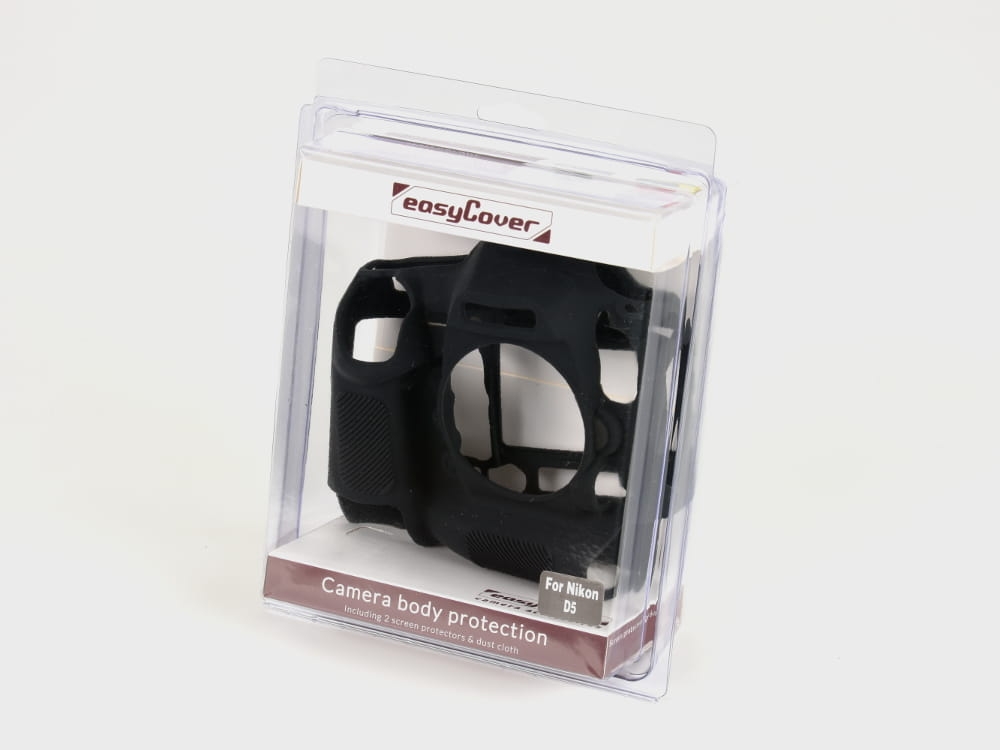 easyCover silikonowa osłona na body Nikon D5 - czarna