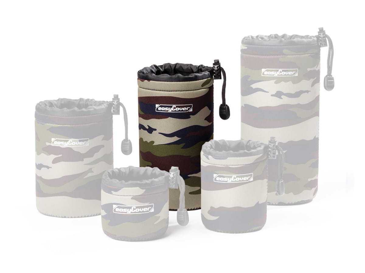 easyCover Lens Case Large pokrowiec na obiektyw kamuflaż
