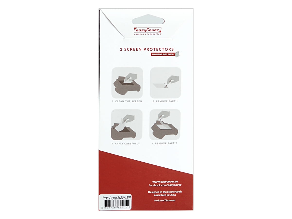 easyCover folia ochronna na wyświetlacz o przekątnej 3,5 cala - 70x52mm