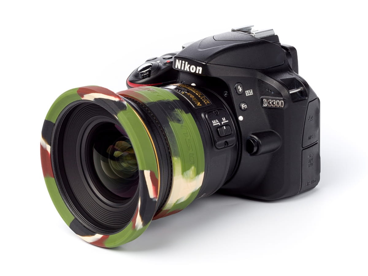 easyCover Lens Rim silikonowe osłony na obiektyw 77 mm kamuflaż