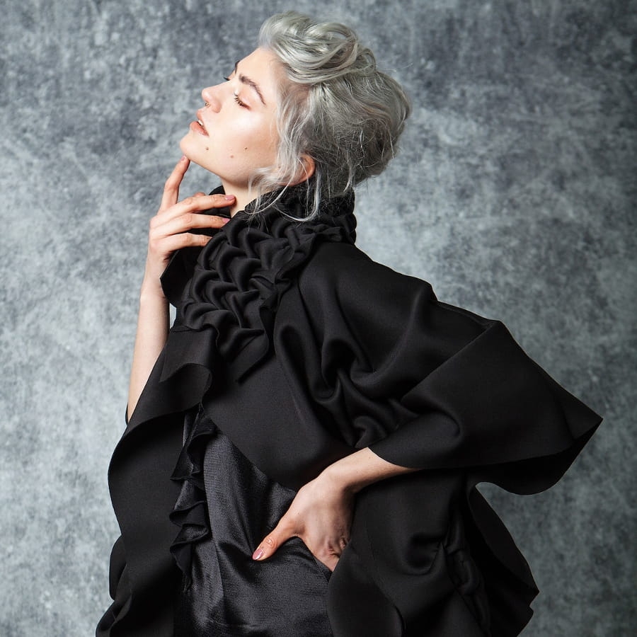 Składane tło dwustronne Urban Collapsible 1.5 x 2.1 m Smoke / Concret