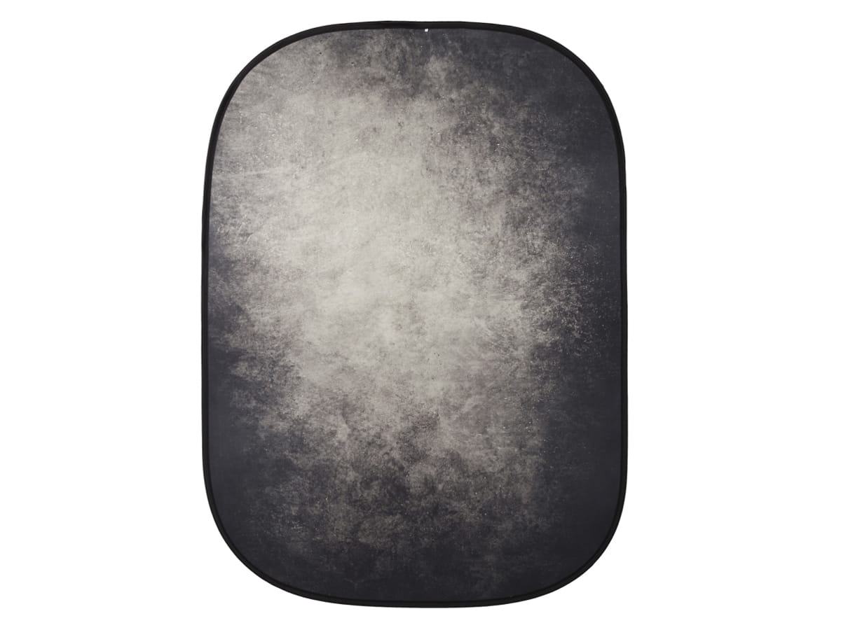 Składane tło dwustronne Urban Collapsible 1.5 x 2.1 m Smoke / Concret