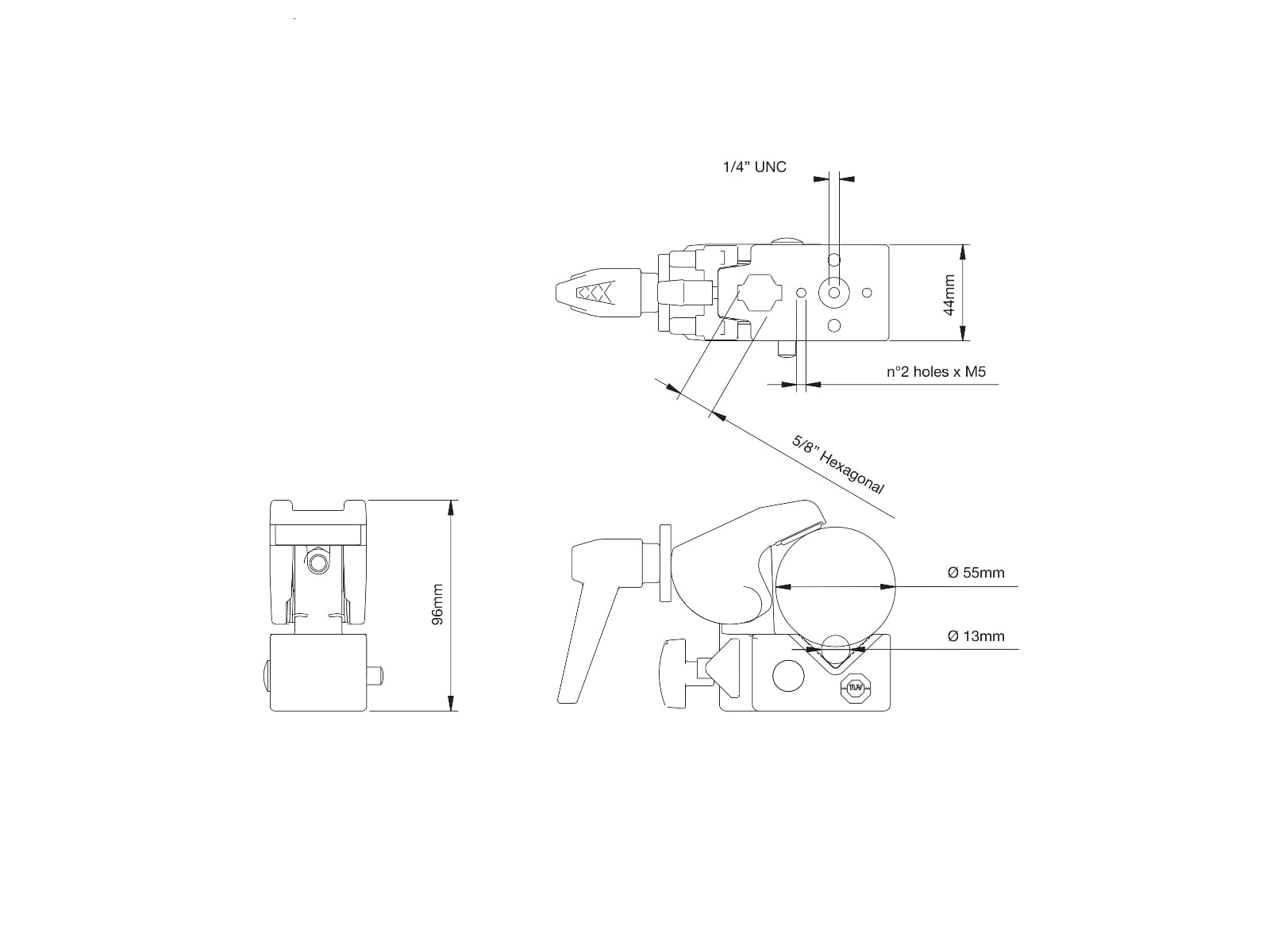 Klamra Manfrotto 035 Super Clamp bez opakowania