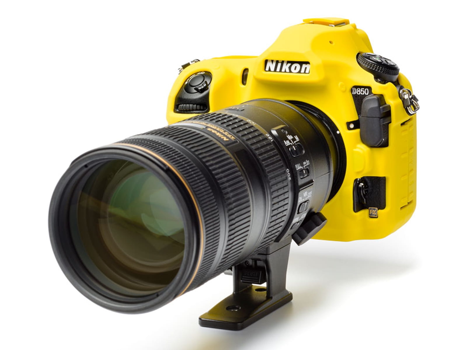 easyCover silikonowa osłona na body aparatu Nikon D850  - żółta