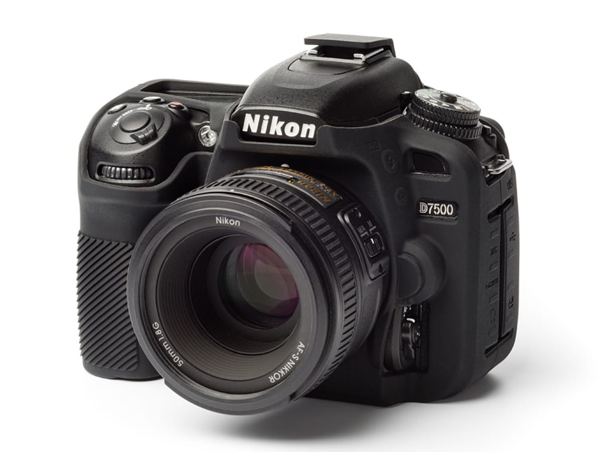 easyCover silikonowa osłona na body aparatu Nikon D7500  - czarna