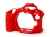 easyCover silikonowa osłona na body aparatu Canon EOS 200D / 250D / SL2 / SL3 czerwona