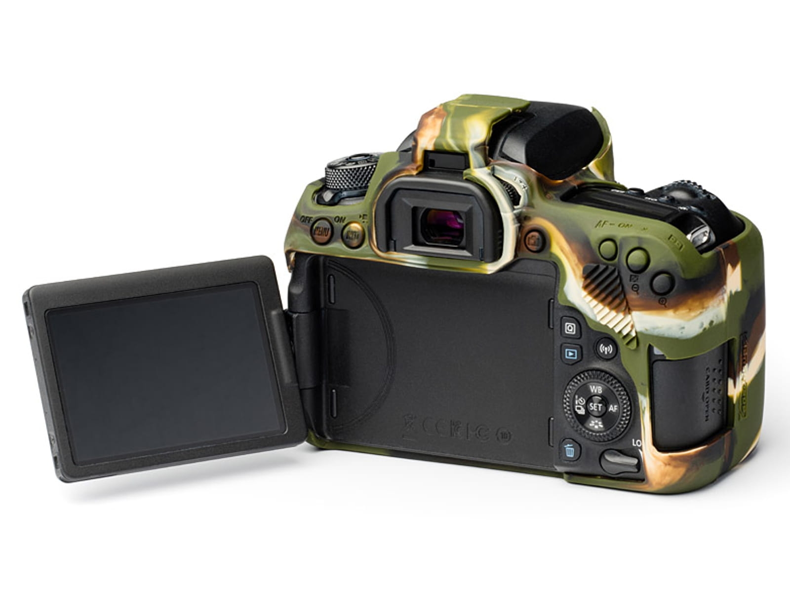 easyCover silikonowa osłona na body aparatu Canon EOS 77D - kamuflaż