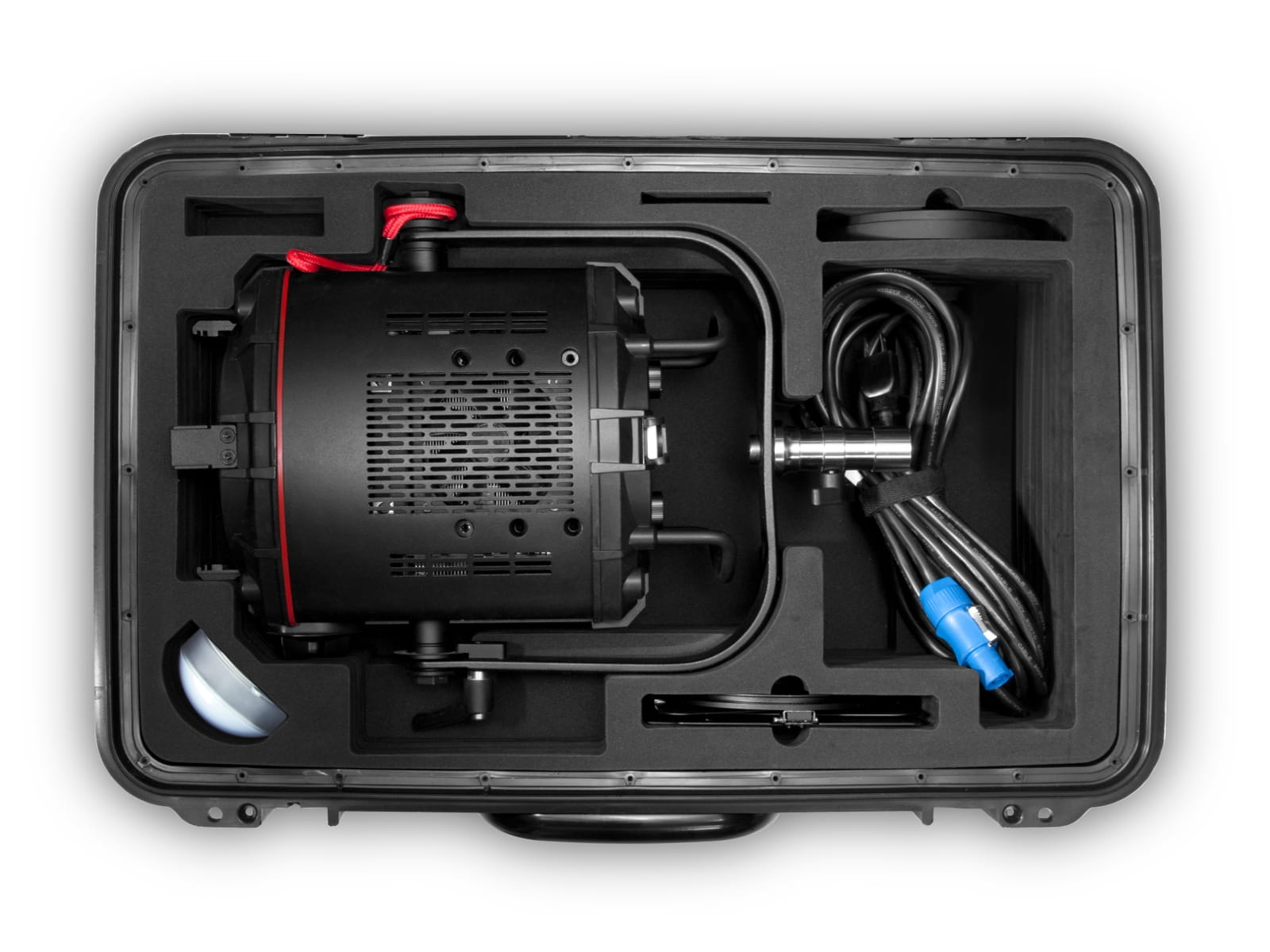 Zestaw z 1 lampą LED z soczewką Fresnela - Fiilex Q500-AC Light Travel Kit (K151)