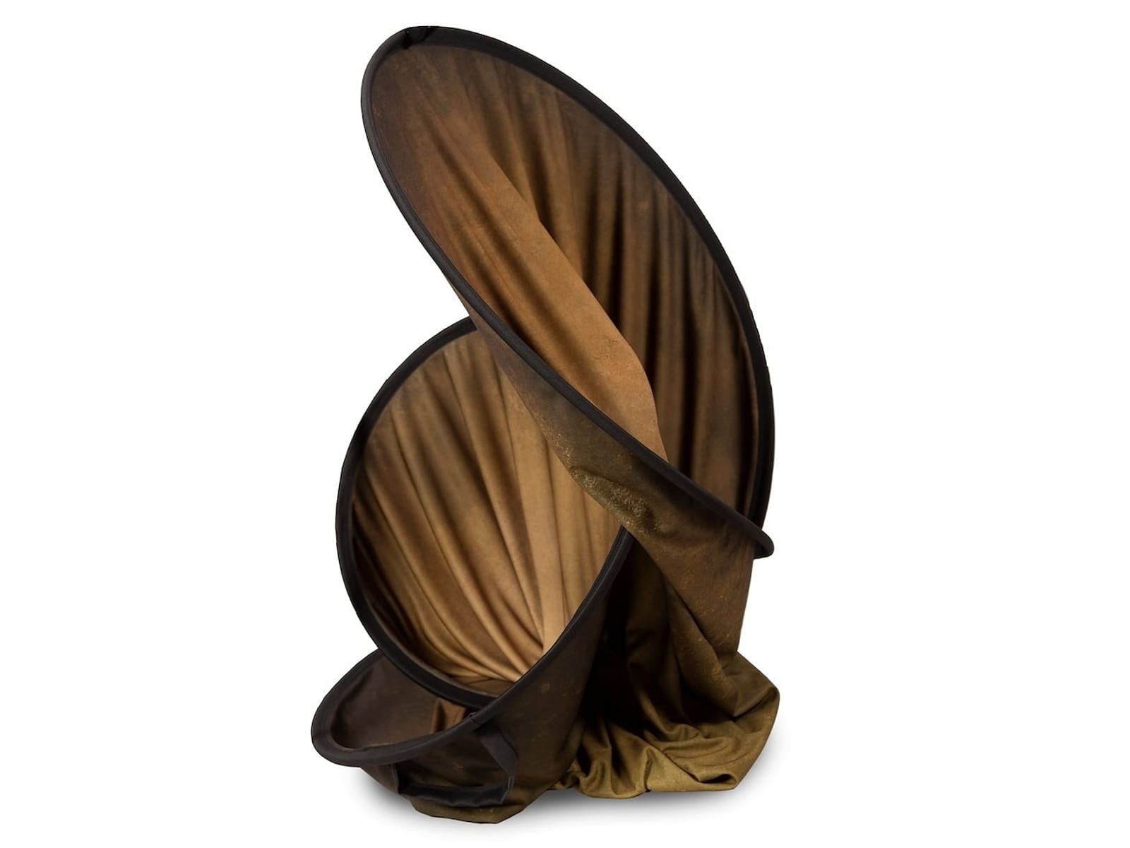 Składane tło dwustronne Urban Collapsible 1,5x2,1 m Tobacco/Olive
