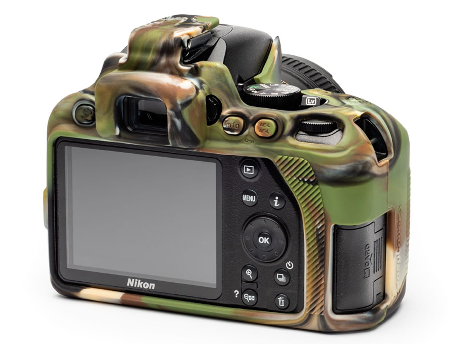 easyCover silikonowa osłona na body aparatu Nikon D3500  - kamuflaż