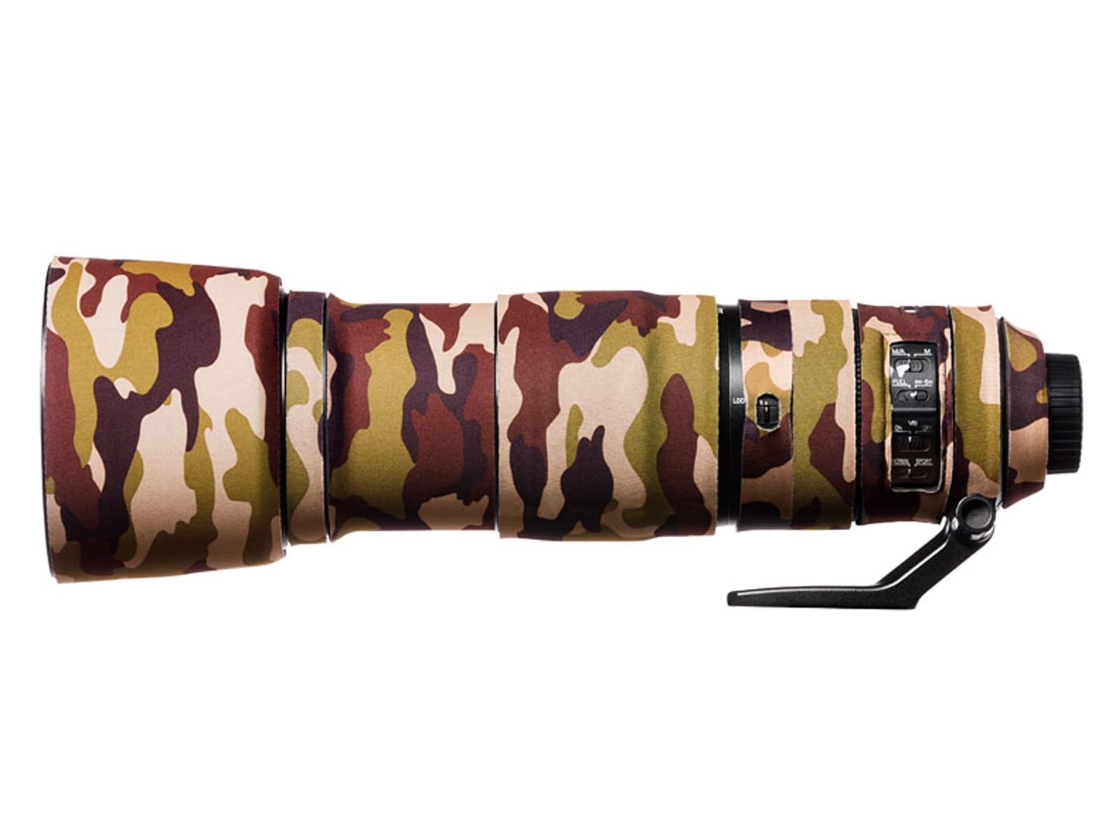 easyCover Lens Oak Nikon 200-500mm f/5.6 VR brown camouflage