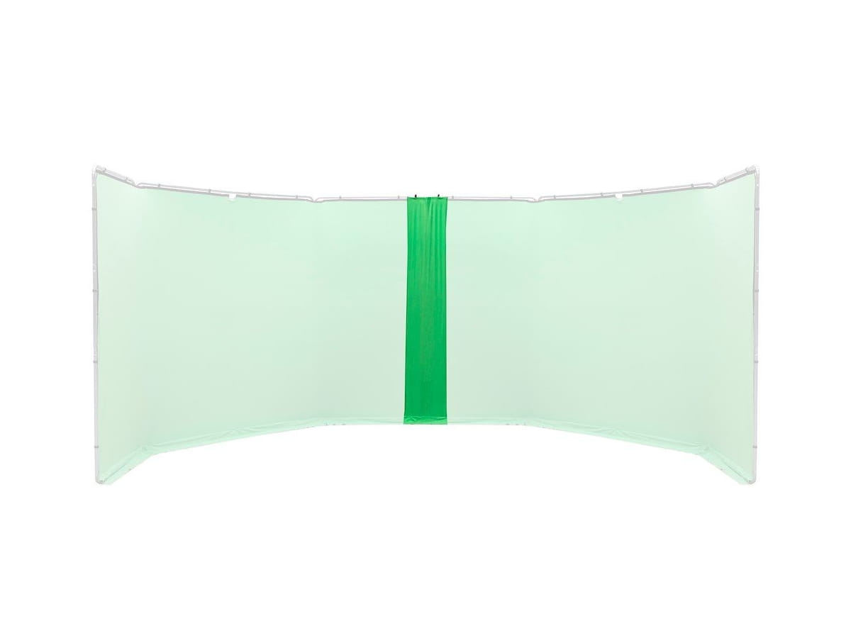 Zestaw do łączenia w szereg teł panoramicznych Chromakey Green