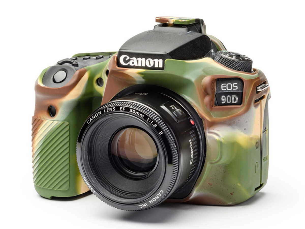 easyCover silikonowa osłona na body Canon EOS 90D - kamuflaż