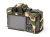 easyCover silikonowa osłona na body aparatu Sony A7 R4 / A9 II - kamuflaż
