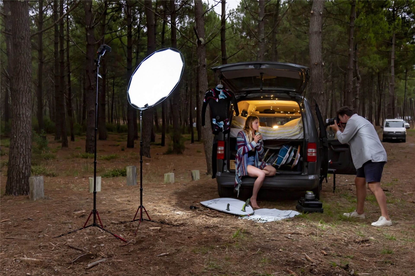 Blenda-dyfuzor 2w1 Halo Compact  difflector softsilver tylko tkanina