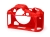 easyCover silikonowa osłona na body aparatu Canon EOS R5 / R6 / R6II czerwona