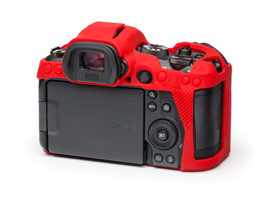 easyCover silikonowa osłona na body aparatu Canon EOS R5 / R6 / R6II czerwona