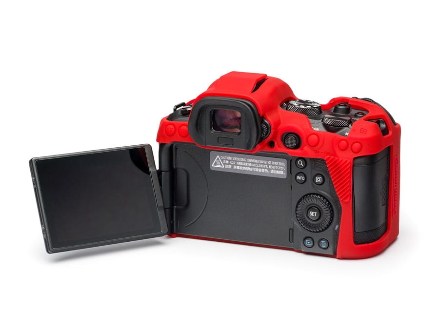 easyCover silikonowa osłona na body aparatu Canon EOS R5 / R6 / R6II czerwona