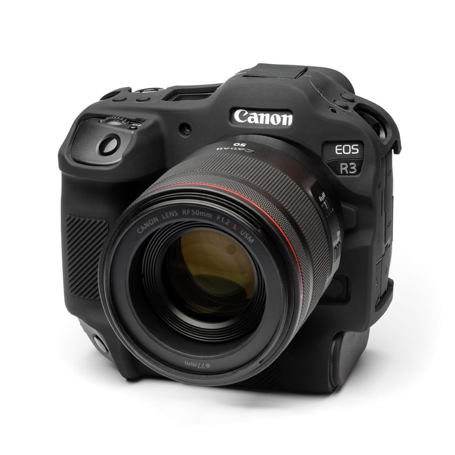 easyCover silikonowa osłona na body aparatu Canon EOS R3 - czarna