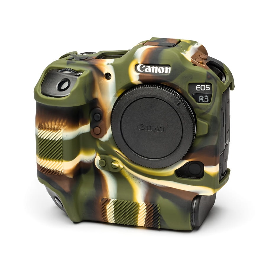 easyCover silikonowa osłona na body aparatu Canon EOS R3 - kamuflaż