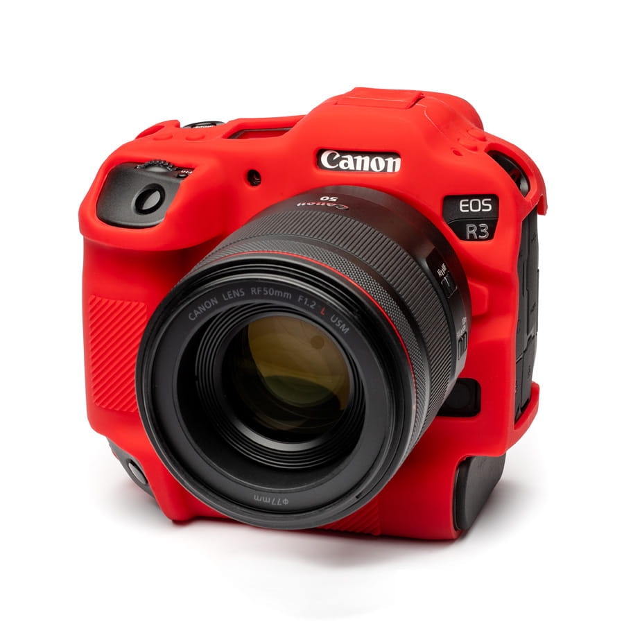 easyCover silikonowa osłona na body aparatu Canon EOS R3 - czerwona
