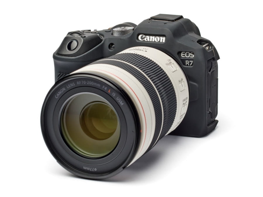easyCover silikonowa osłona na body aparatu Canon EOS R7 - czarna