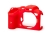 easyCover silikonowa osłona na body aparatu Canon EOS R7 czerwona