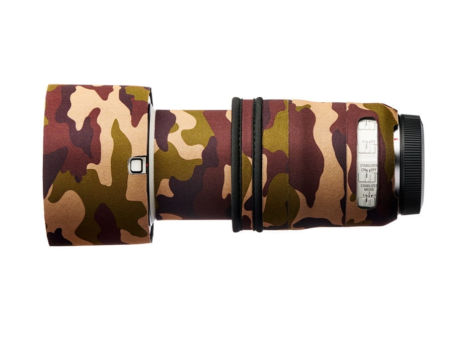 easyCover Lens Oak Canon RF 70-200/4L IS USM brown camouflage