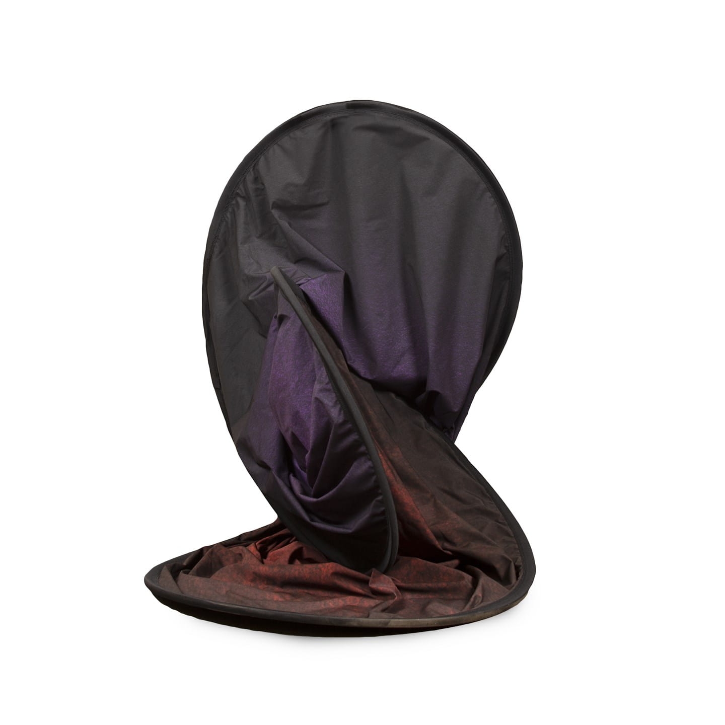Składane tło dwustronne Urban Collapsible 1,5x2,1 m Aubergine/Crimson