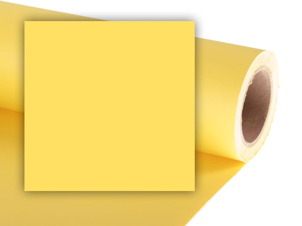 Tło kartonowe na roli 2,70 x 11 m Colorama (Dandelion/Sulphur)
