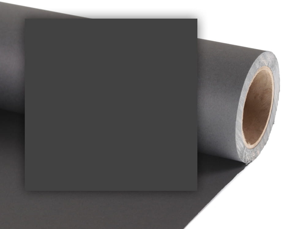 Tło kartonowe na roli 2,70 x 11 m Colorama (BLACK)