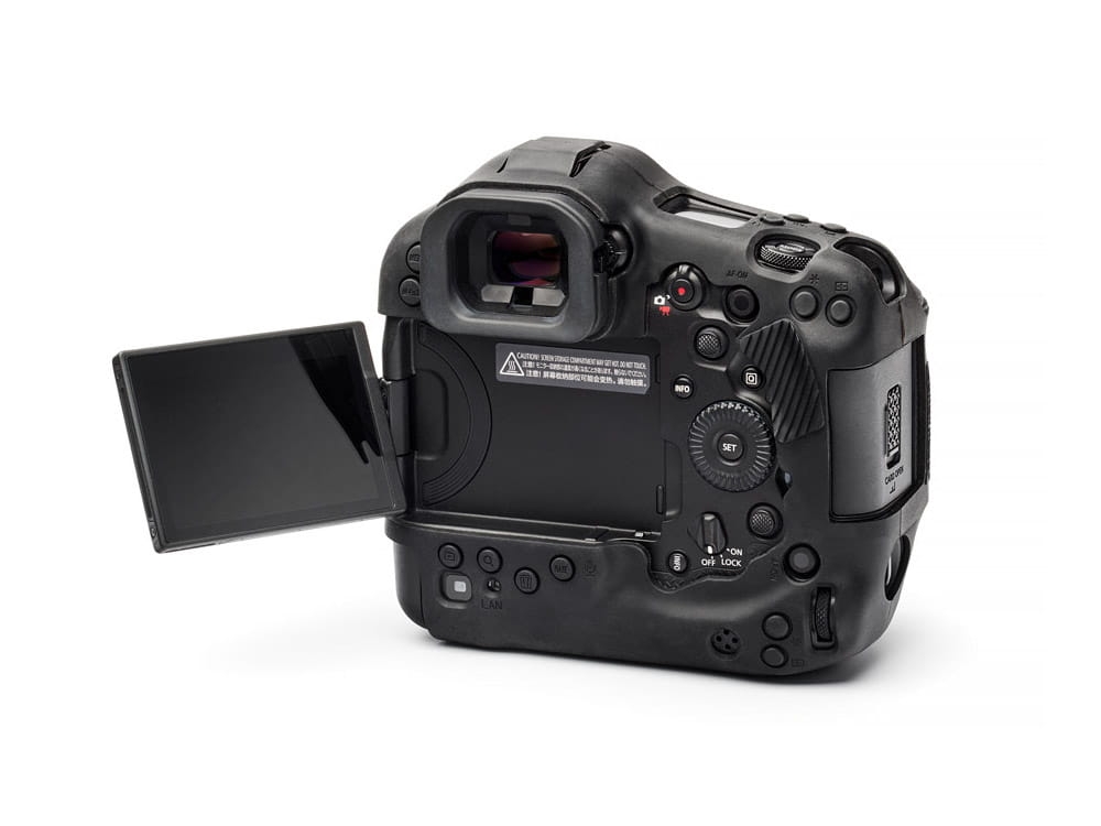 easyCover silikonowa osłona na body aparatu Canon EOS R1 - czarna