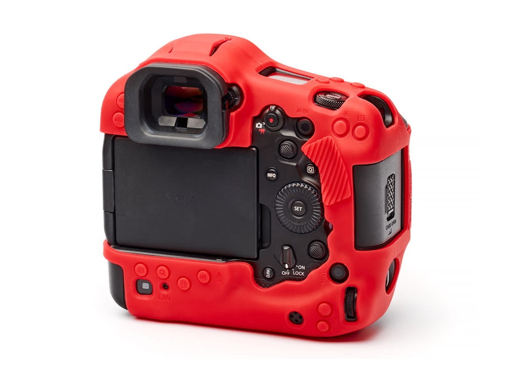 easyCover silikonowa osłona na body aparatu Canon EOS R1 - czerwona