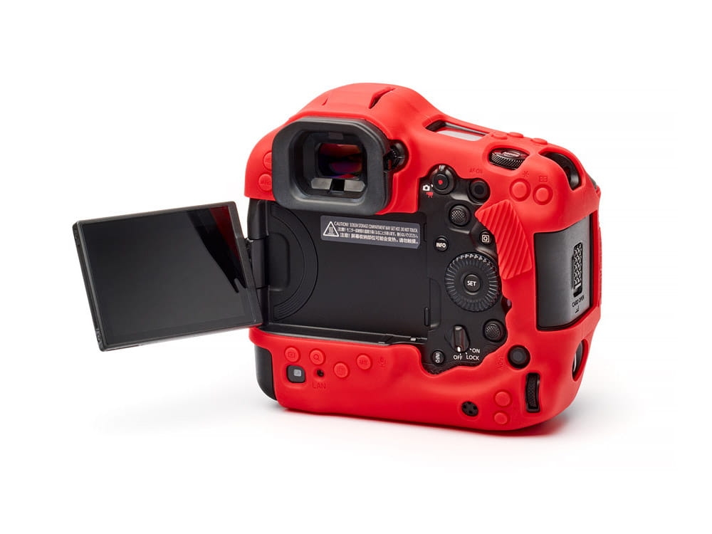 easyCover silikonowa osłona na body aparatu Canon EOS R1 - czerwona