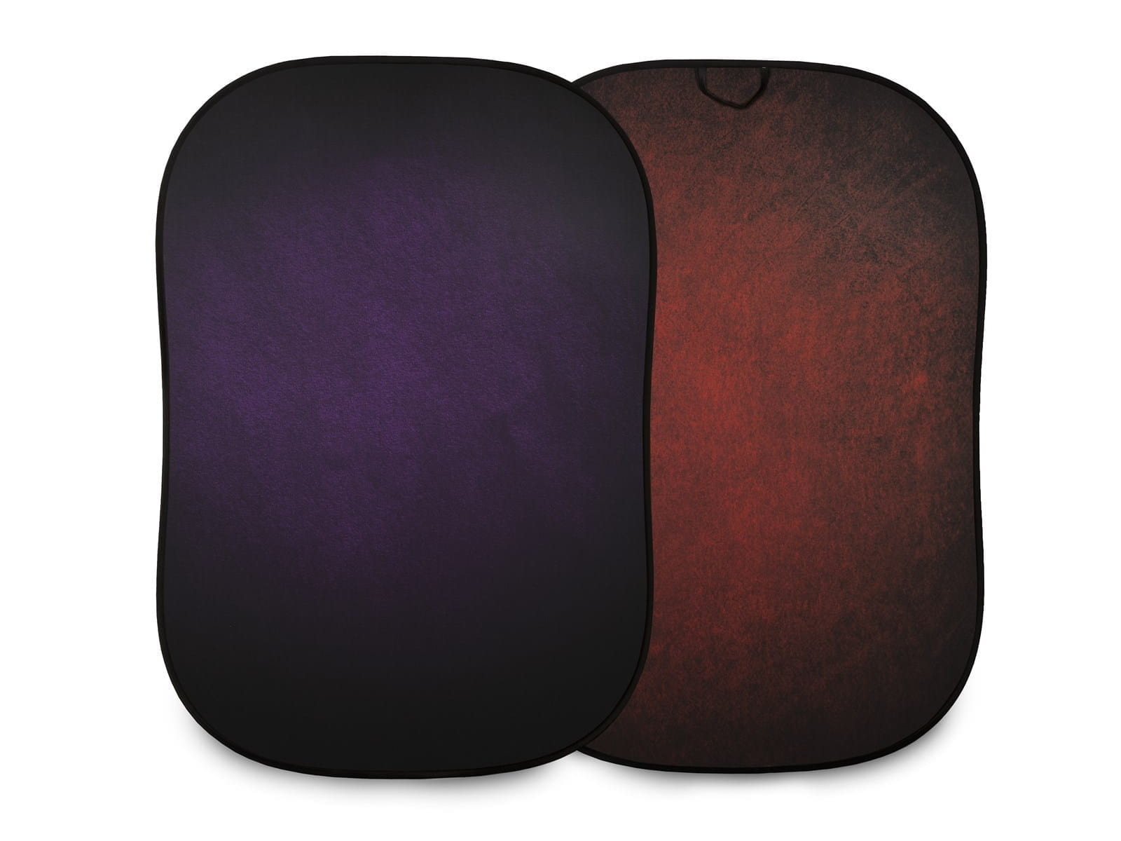 Składane tło dwustronne Urban Collapsible 1,5x2,1 m Aubergine/Crimson