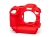 easyCover silikonowa osłona na body aparatu Canon EOS R3 - czerwona