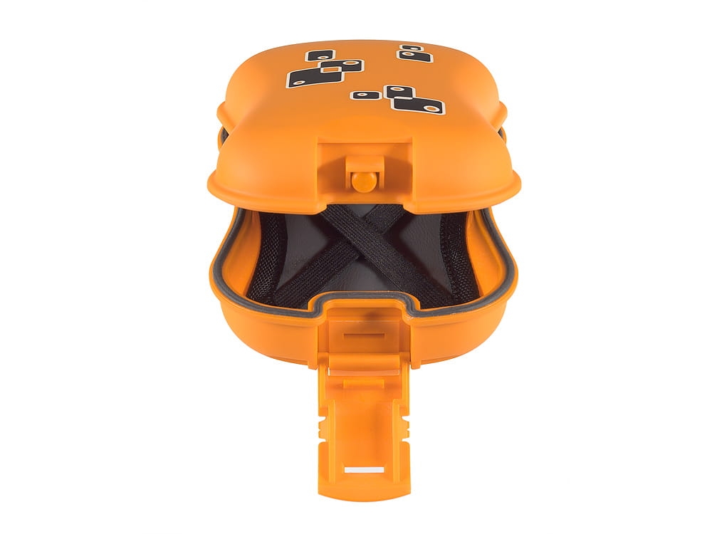 XS.CASE B&amp;W outdoor.cases etui w kolorze pomarańczowym z wzorem