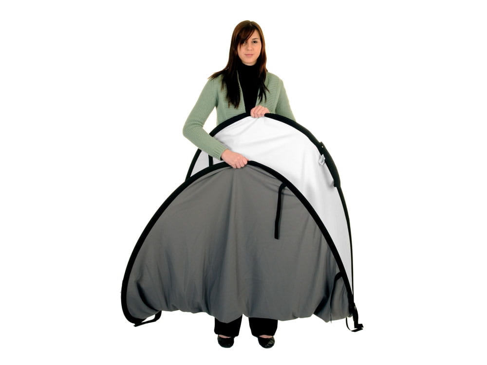 Tło składane Lastolite Plain 1.5 x 1.8 m White / Mid Grey