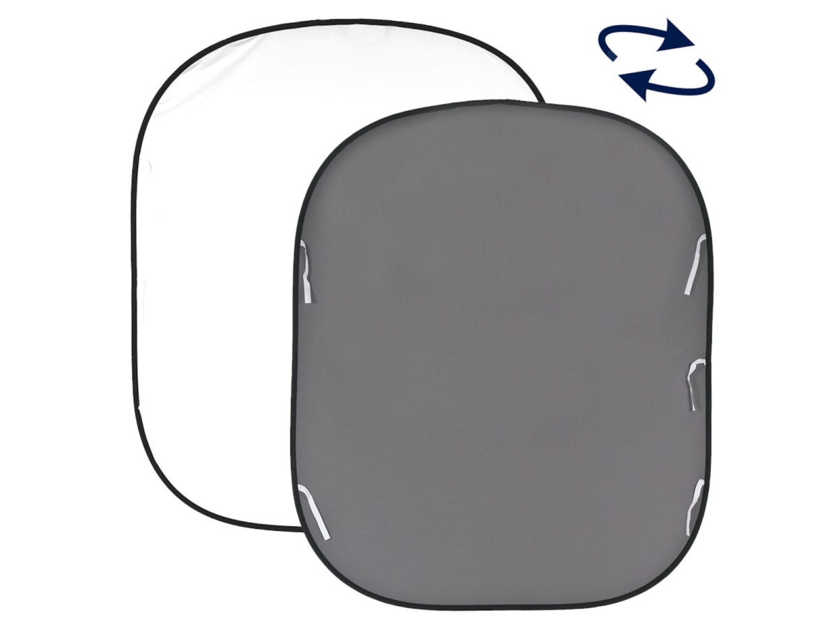 Tło składane Lastolite Plain 1.8 x 2.15 m White / Mid Grey
