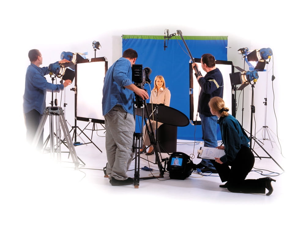 Tło tekstylne dwustronne Chromakey Curtain / Muslin 3 x 3.5 m Blue / Green